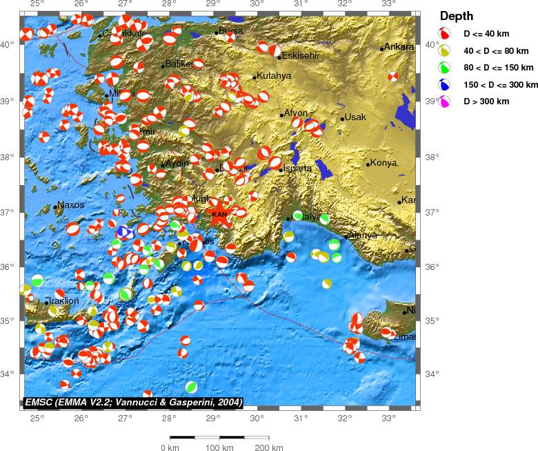 Regional moment Tensor