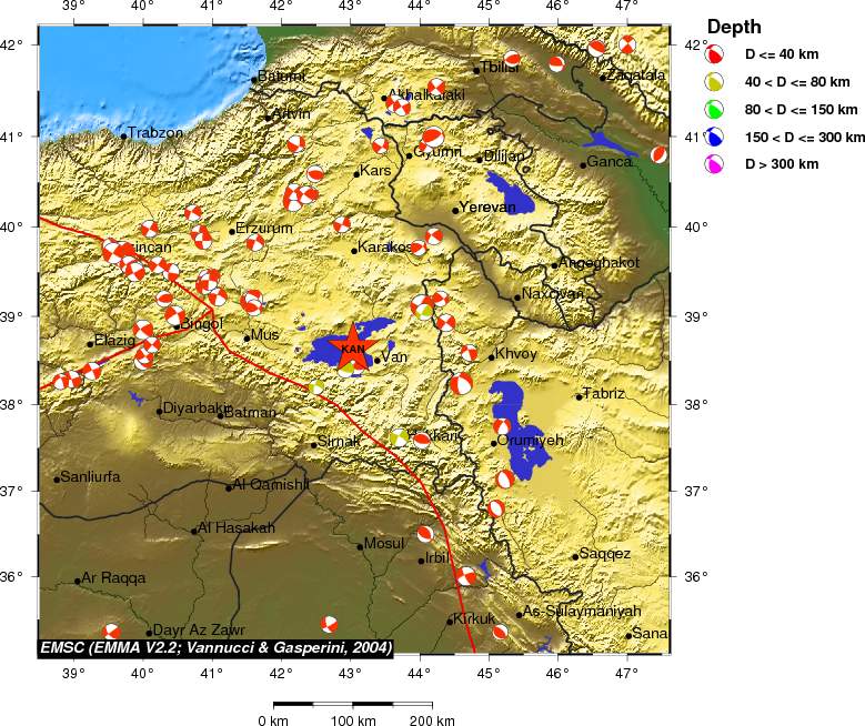 Regional moment Tensor