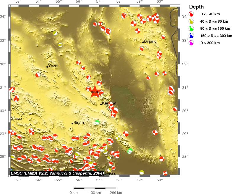 Regional moment Tensor