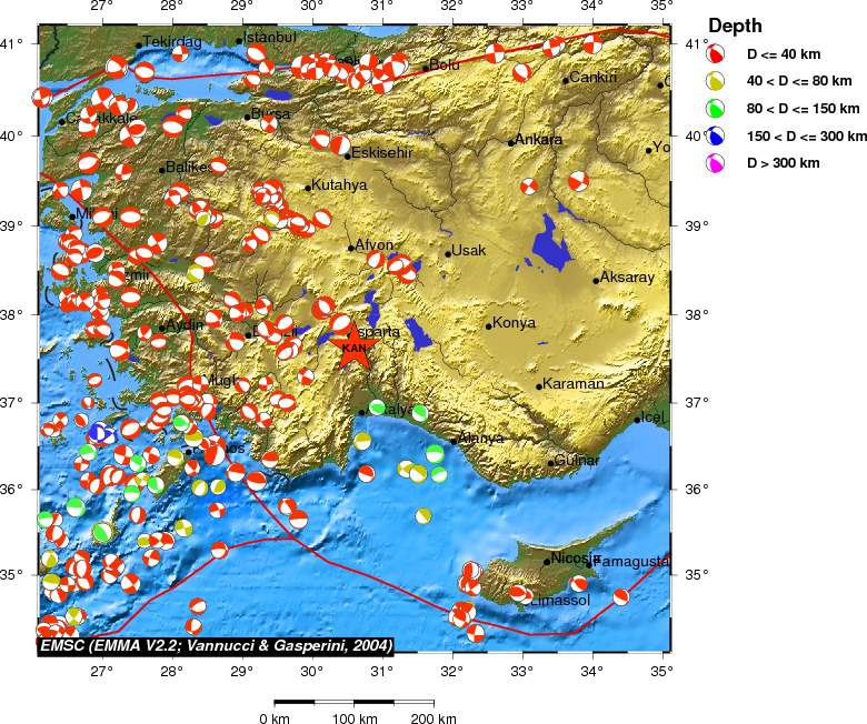 Regional moment Tensor