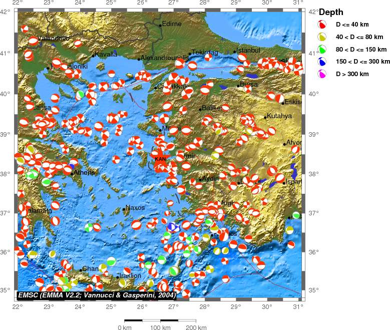 Regional moment Tensor