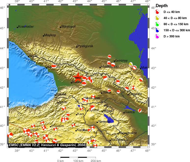 Regional moment Tensor