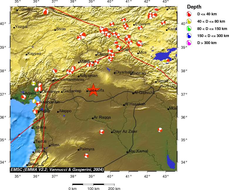 Regional moment Tensor