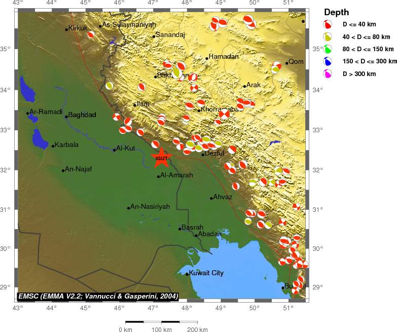 Regional moment Tensor
