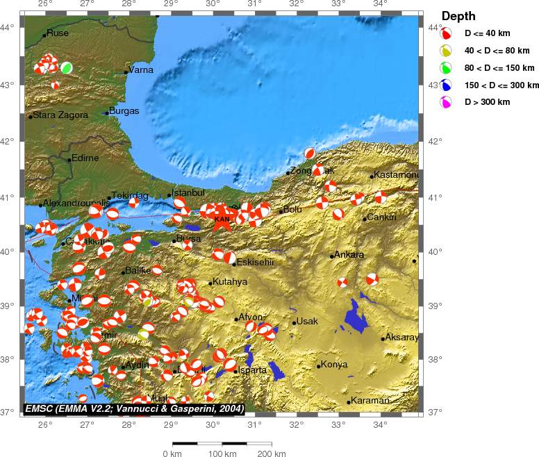 Regional moment Tensor