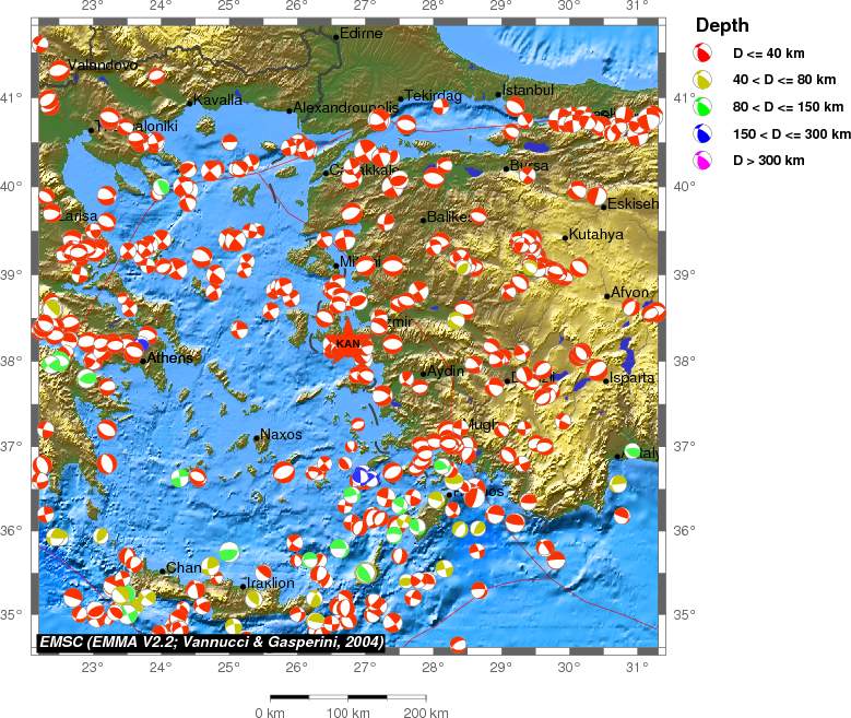 Regional moment Tensor