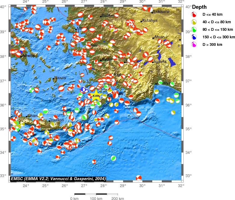 Regional moment Tensor