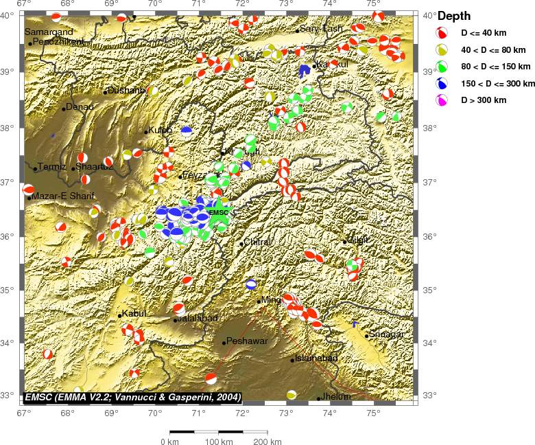 Regional moment Tensor