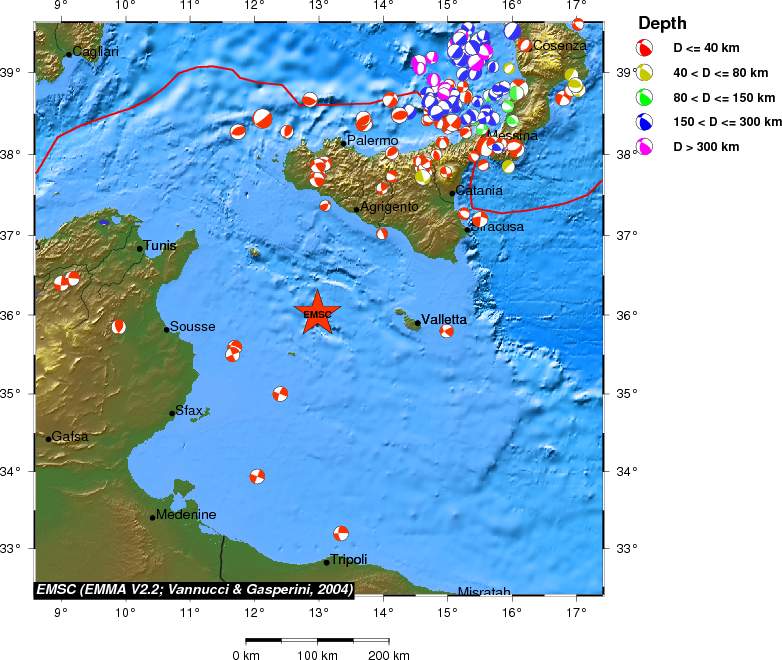Regional moment Tensor