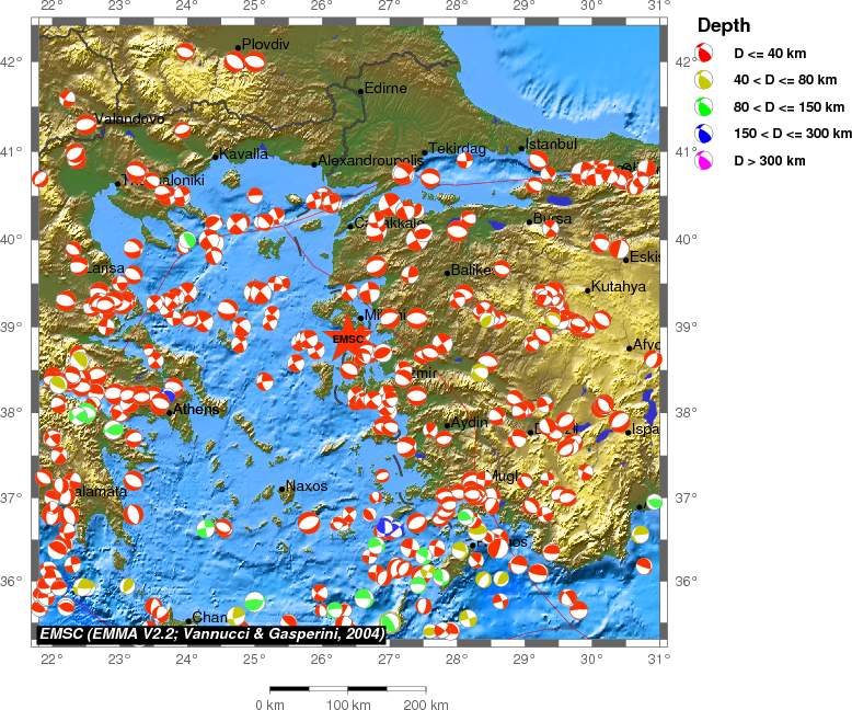 Regional moment Tensor