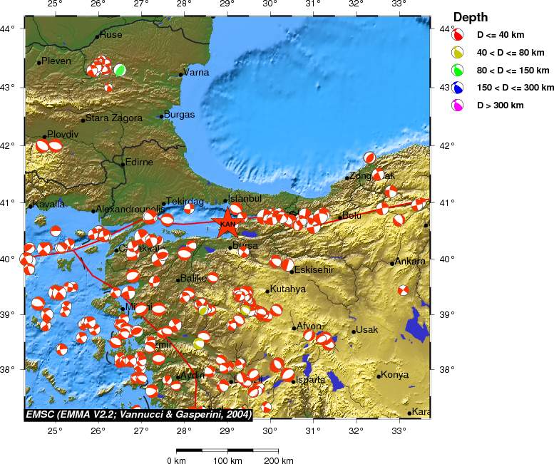 Regional moment Tensor