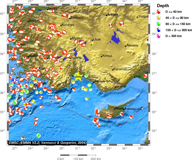 Regional moment Tensor