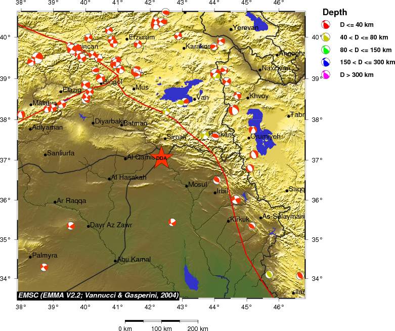 Regional moment Tensor