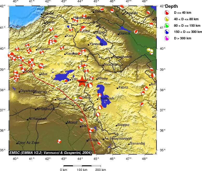 Regional moment Tensor
