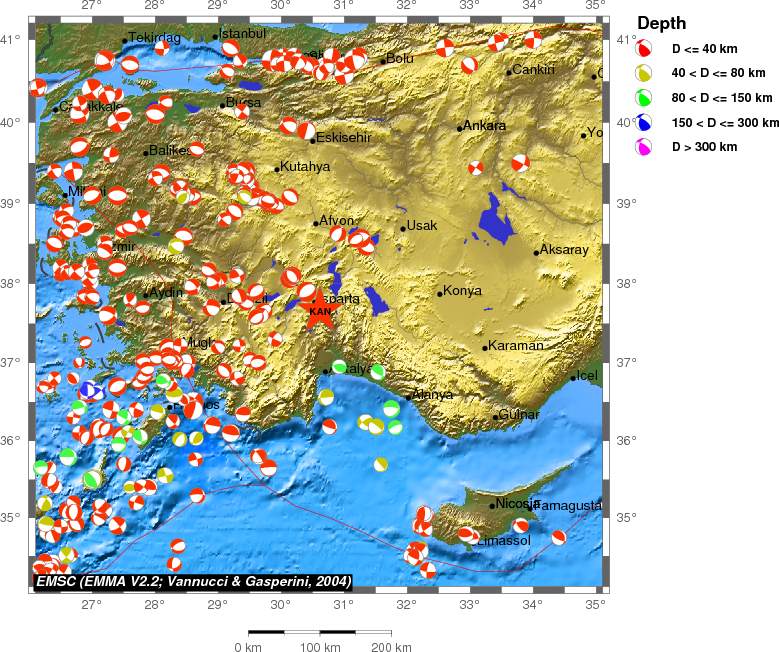 Regional moment Tensor