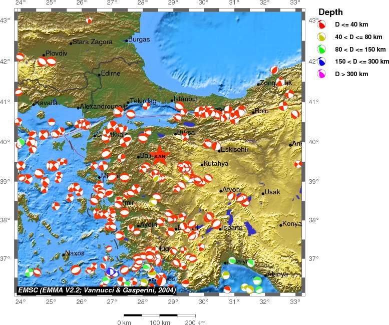 Regional moment Tensor
