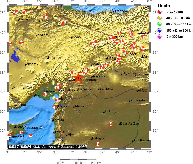 Regional moment Tensor