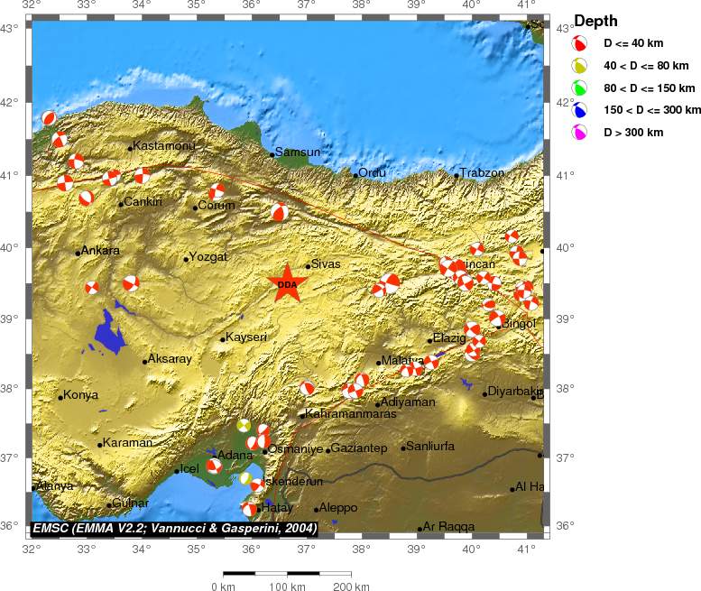 Regional moment Tensor
