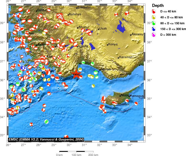 Regional moment Tensor