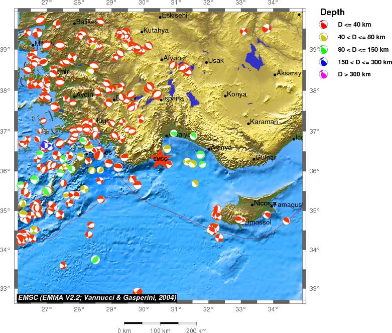 Regional moment Tensor