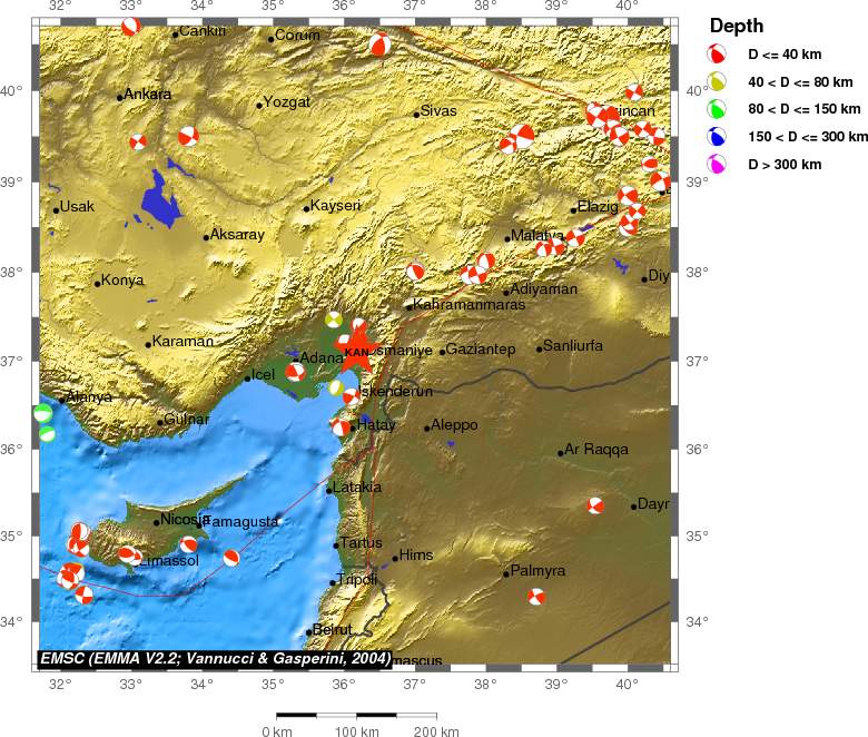 Regional moment Tensor
