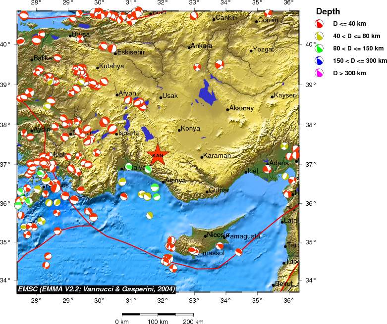 Regional moment Tensor