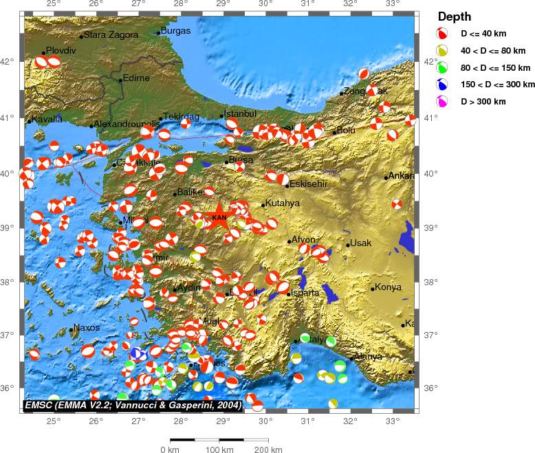 Regional moment Tensor