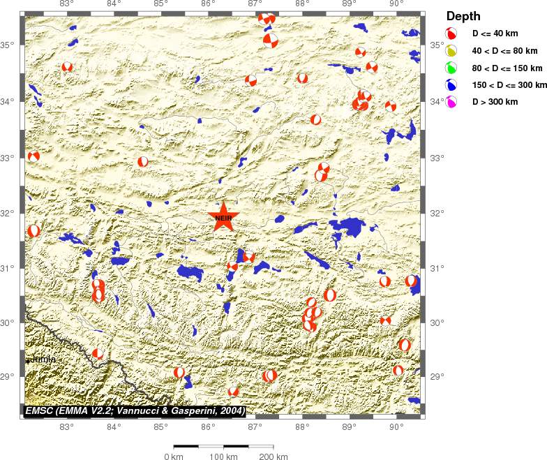 Regional moment Tensor