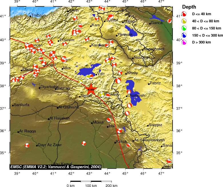 Regional moment Tensor