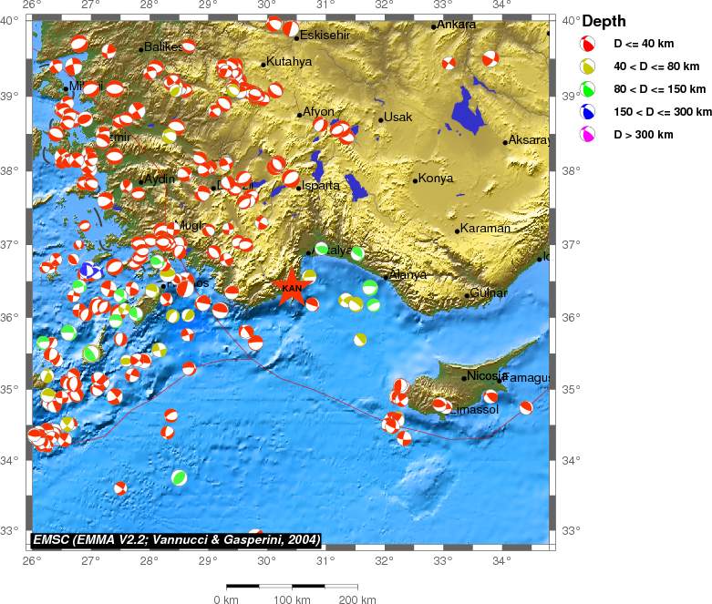 Regional moment Tensor