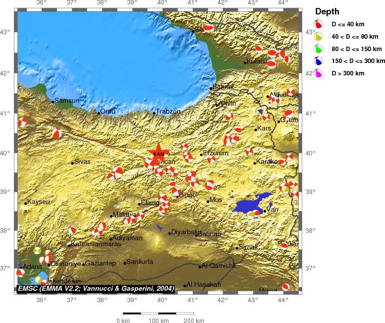 Regional moment Tensor
