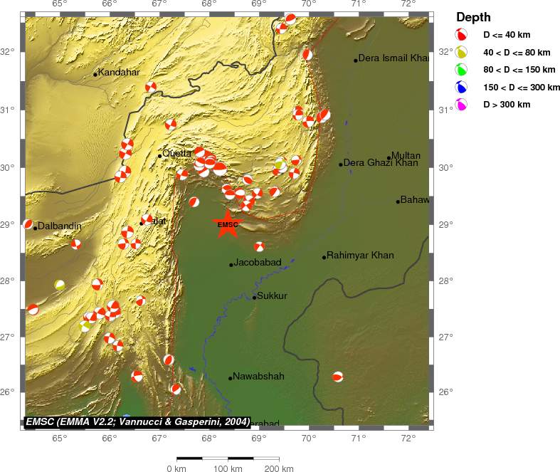 Regional moment Tensor