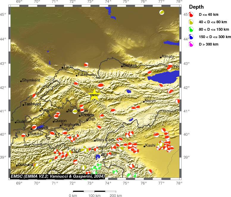 Regional moment Tensor