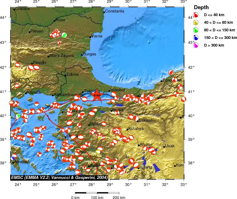Regional moment Tensor