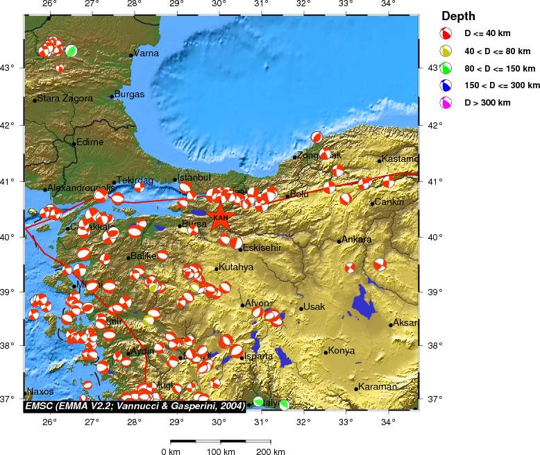 Regional moment Tensor