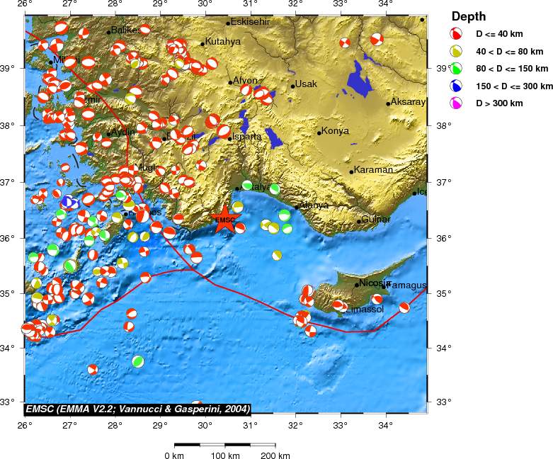 Regional moment Tensor