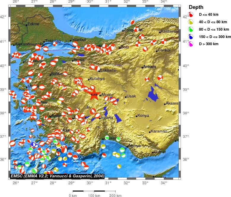 Regional moment Tensor