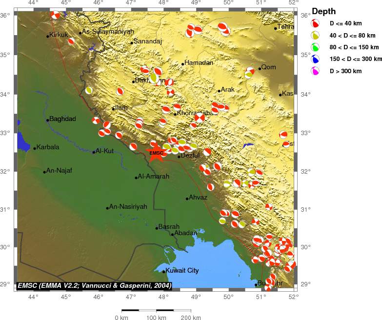 Regional moment Tensor