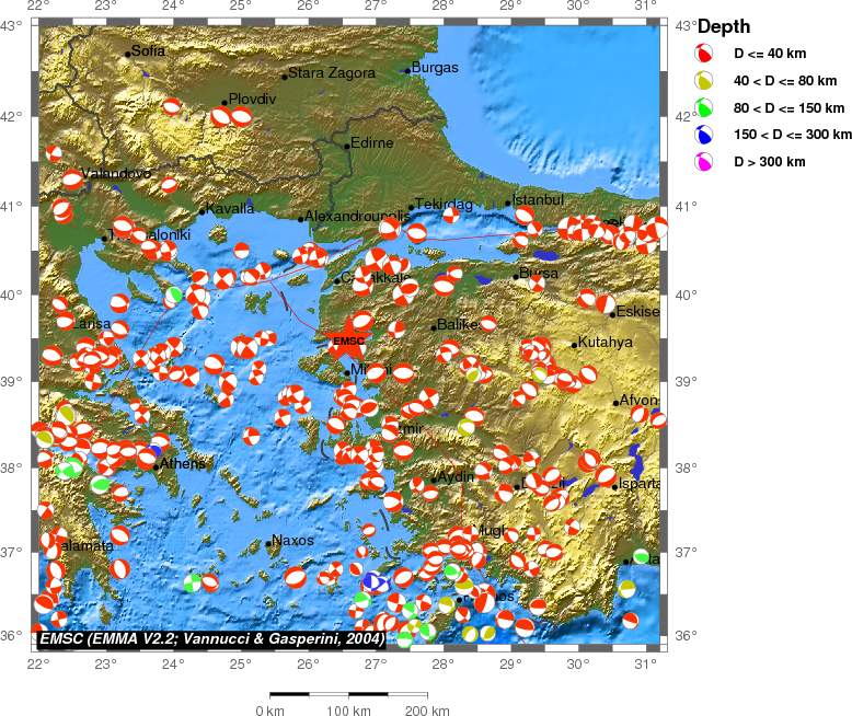 Regional moment Tensor