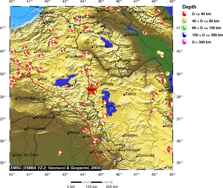 Regional moment Tensor