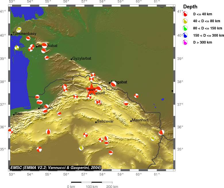 Regional moment Tensor