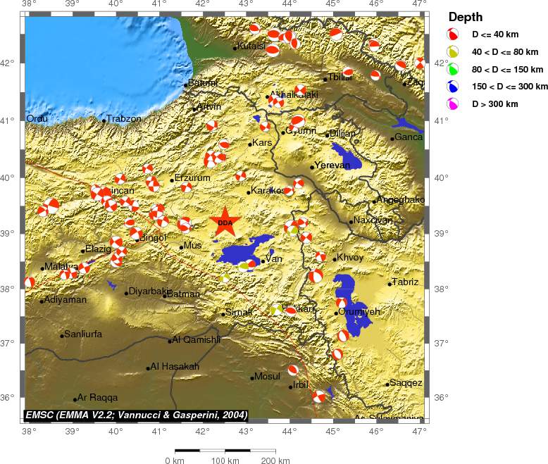 Regional moment Tensor