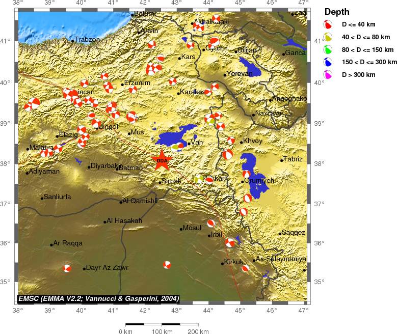 Regional moment Tensor