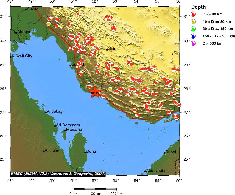 Regional moment Tensor