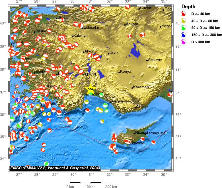 Regional moment Tensor