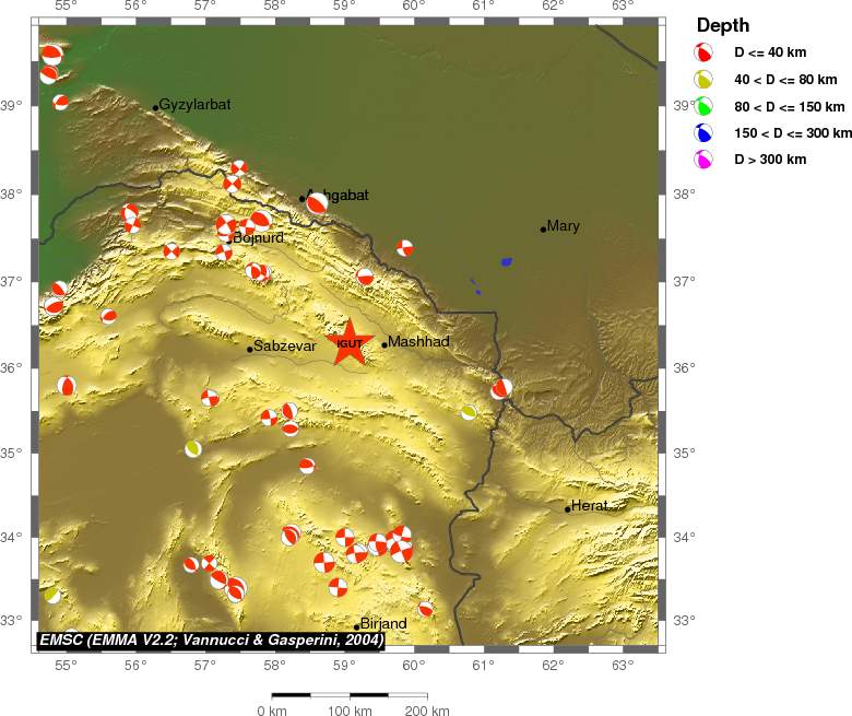 Regional moment Tensor