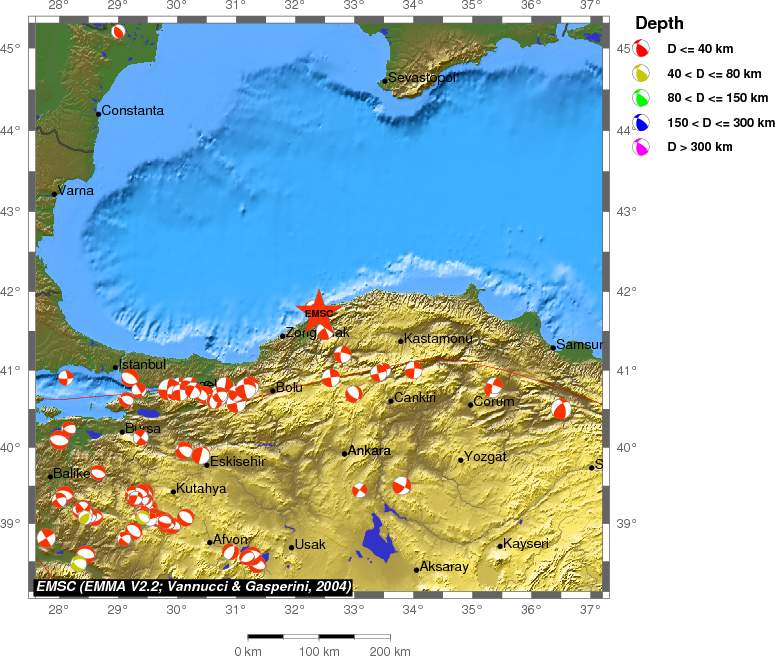 Regional moment Tensor