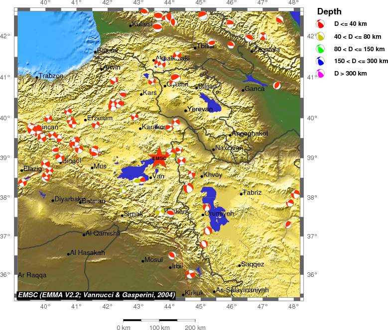 Regional moment Tensor