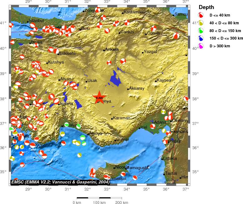 Regional moment Tensor