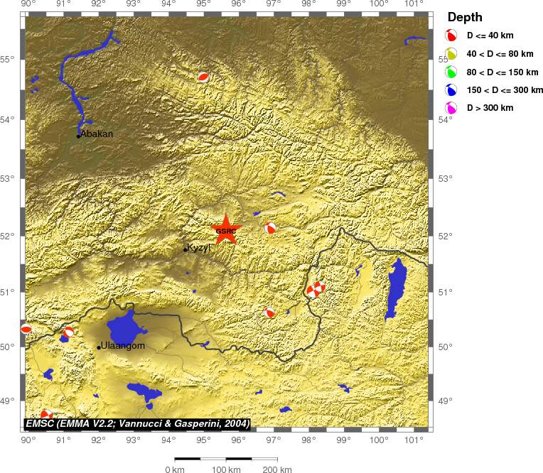 Regional moment Tensor